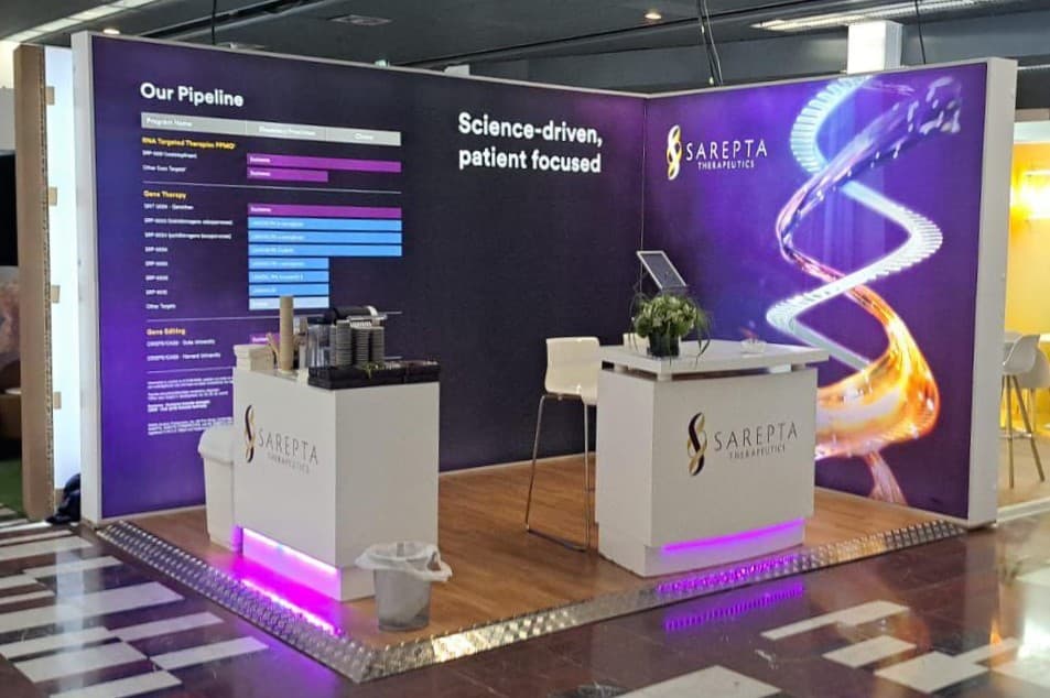 Sarepta Therapeutics Exhibition Stand