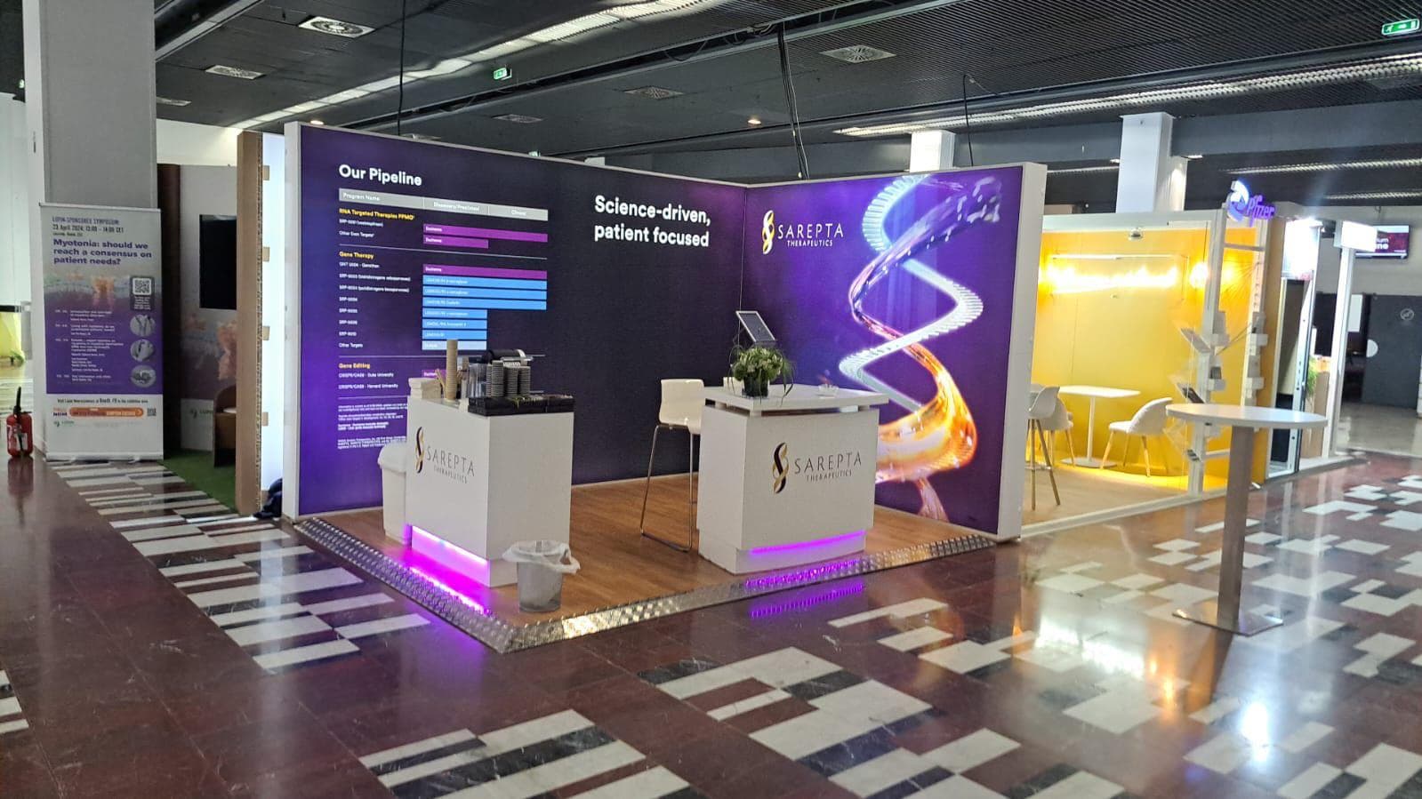 Sarepta Therapeutics Exhibition Stand