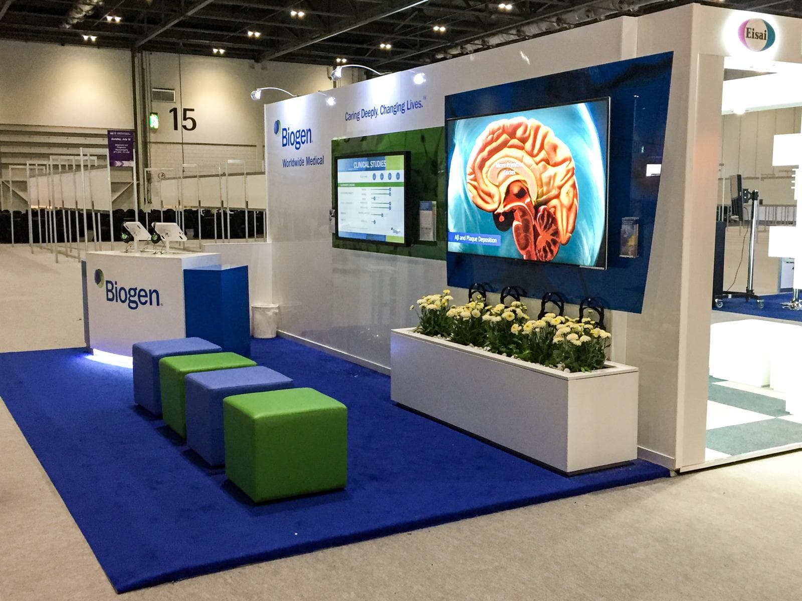 Biogen Worldwide Medical Exhibition Stand