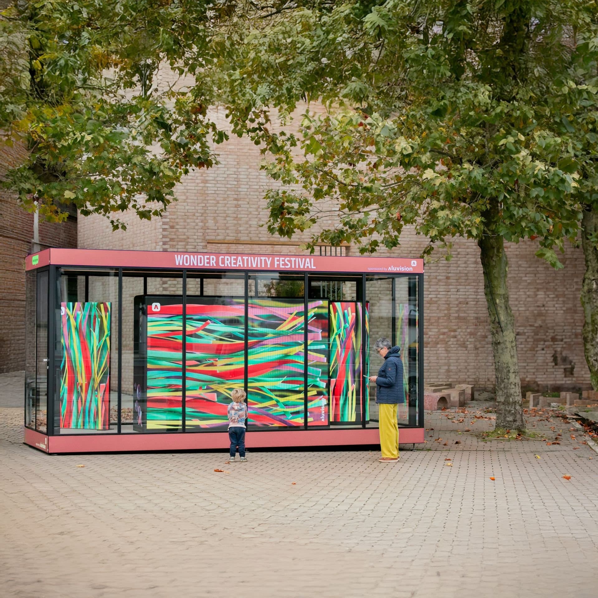 Aluvision event unit at Wonder Creativity Festival