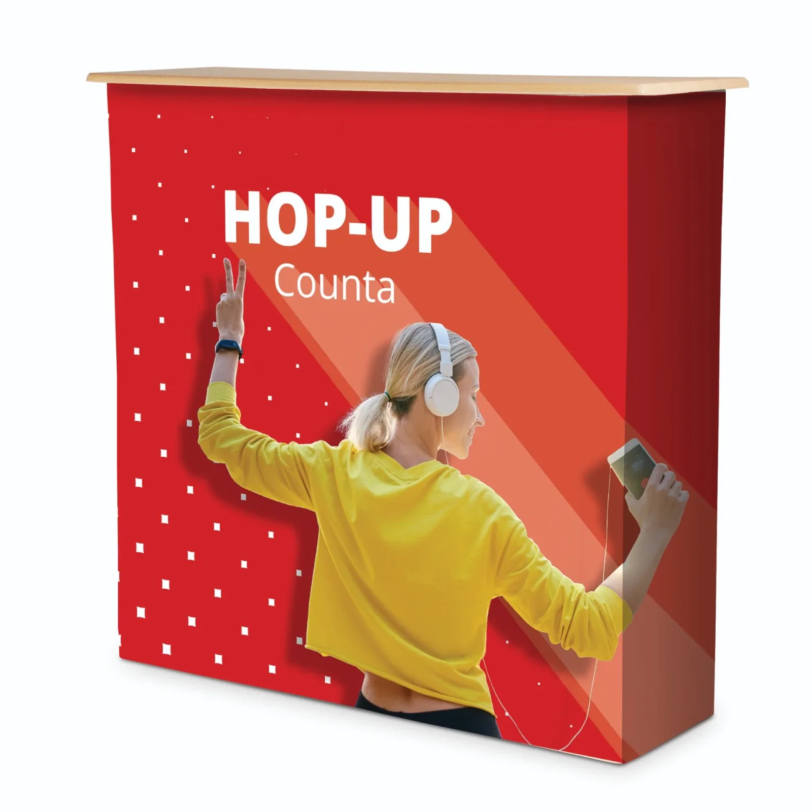 Hop Up Counta front view