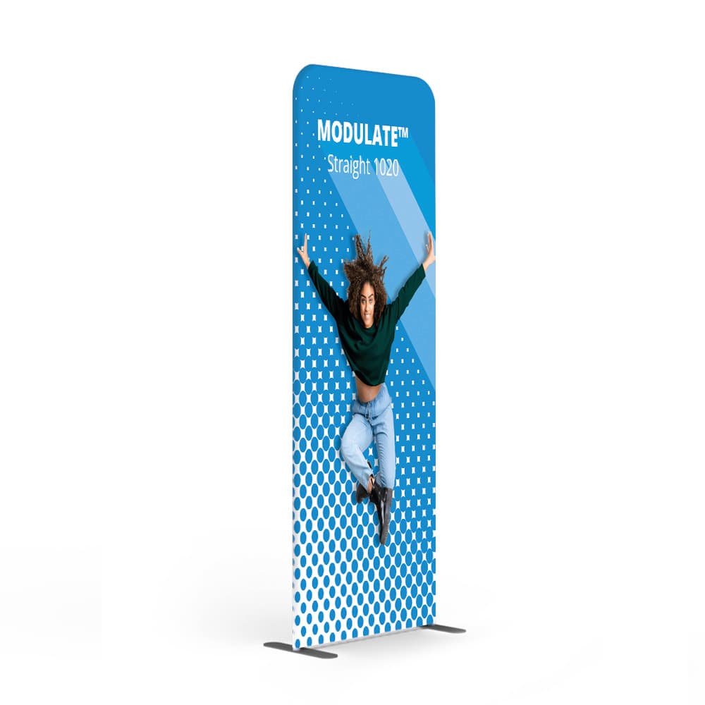 Modulate Straight 1m fabric display