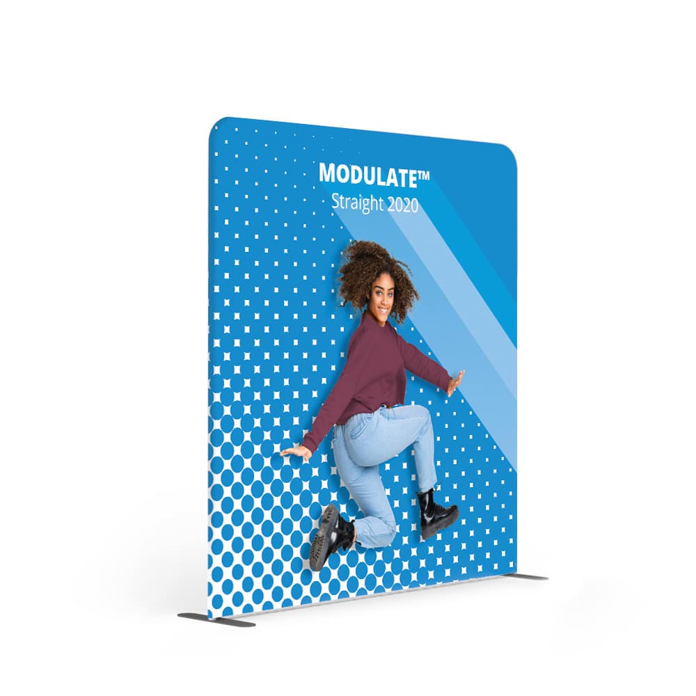 Modulate Straight 2m fabric display