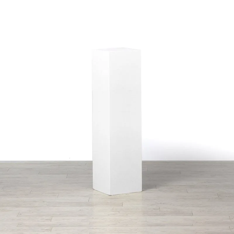 Display Plinth White 400x400x1200 front