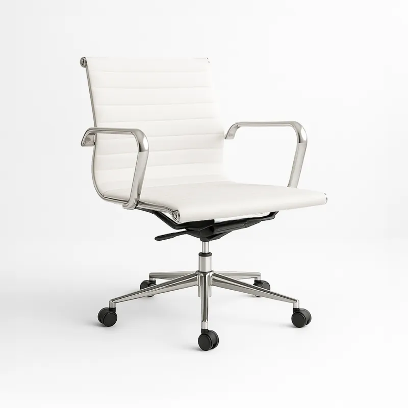 Swivel Office Chair White